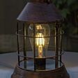 Solar Copper Filament Effect LED Lantern