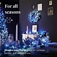 60cm Smart App Controlled Twinkly Christmas Wreath, Special Edition - Gen II