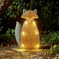 Solar Novelty Woodstone Fox Light