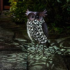 Solar Novelty Giant Owl Light