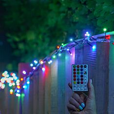 15m Outdoor Christmas Fairy Lights, 200 Colour Select LEDs