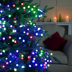 Indoor and Outdoor Christmas Tree Berry Lights, Colour Select LEDs, Remote Controlled