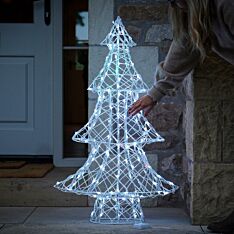 1m Outdoor Tree Figure with Remote, Colour Select LEDs
