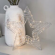 38cm Battery Metal Star Table Decoration