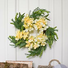 40cm Hydrangea Whirl Spring Wreath