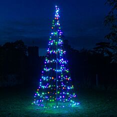 Outdoor Starry Night Light Tree, Colour Select LEDs