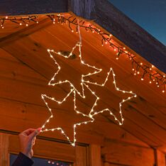 ConnectGo® Outdoor 3 Wire Star Christmas Silhouette, Connectable