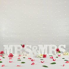 Mrs & Mrs Battery Light Up Circus Letters, Warm White LEDs