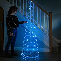 6ft Digital Spiral Tree, Colour Changing LEDs