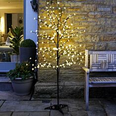 6ft Outdoor Blossom Tree, Warm White LEDs