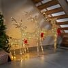 Glitter Outdoor Light up Reindeer
