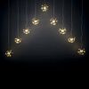 1.6m Outdoor Christmas Firework Curtain Lights, 540 Warm White LEDs