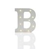 Alphabet &#039;B&#039; Marquee Battery Light Up Circus Letter, Warm White LEDs, 16cm