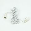 White Low Voltage Connectable Extension Cable, 5m