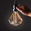 4W E27 Fully Dimmable Vintage Tinted Diamond, Warm White LED Light Bulb