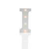 Alphabet &#039;I&#039; Marquee Battery Light Up Circus Letter, Warm White LEDs, 16cm