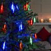 7.8m Outdoor Flame Effect Christmas Fairy Lights, 40 Multi Colour LEDs