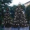 10m White Large Pinecone Connectable String Lights, 50 LEDs