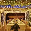 3M Warm White String Lights, Connectable, 24 LEDs, White Rubber Cable