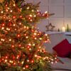 25.9m Outdoor Twinkling Effect Christmas Tree Fairy Lights, 1000 Red & Warm White LEDs