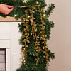 45cm Glitter Drop Stem Christmas Tree Decoration, 4 Pack