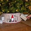 1.2m Hessian Tartan Gonk Christmas Tree Skirt