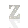 Alphabet 'Z' Marquee Battery Light Up Circus Letter, Warm White LEDs, 16cm