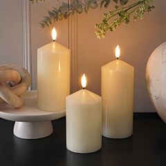 Ember™ Ivory Chapel LED Candle