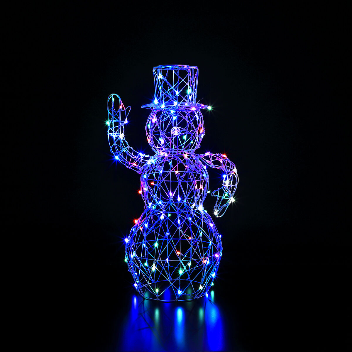 1m Outdoor Snowman Figure with Remote, Colour Select LEDs image 8