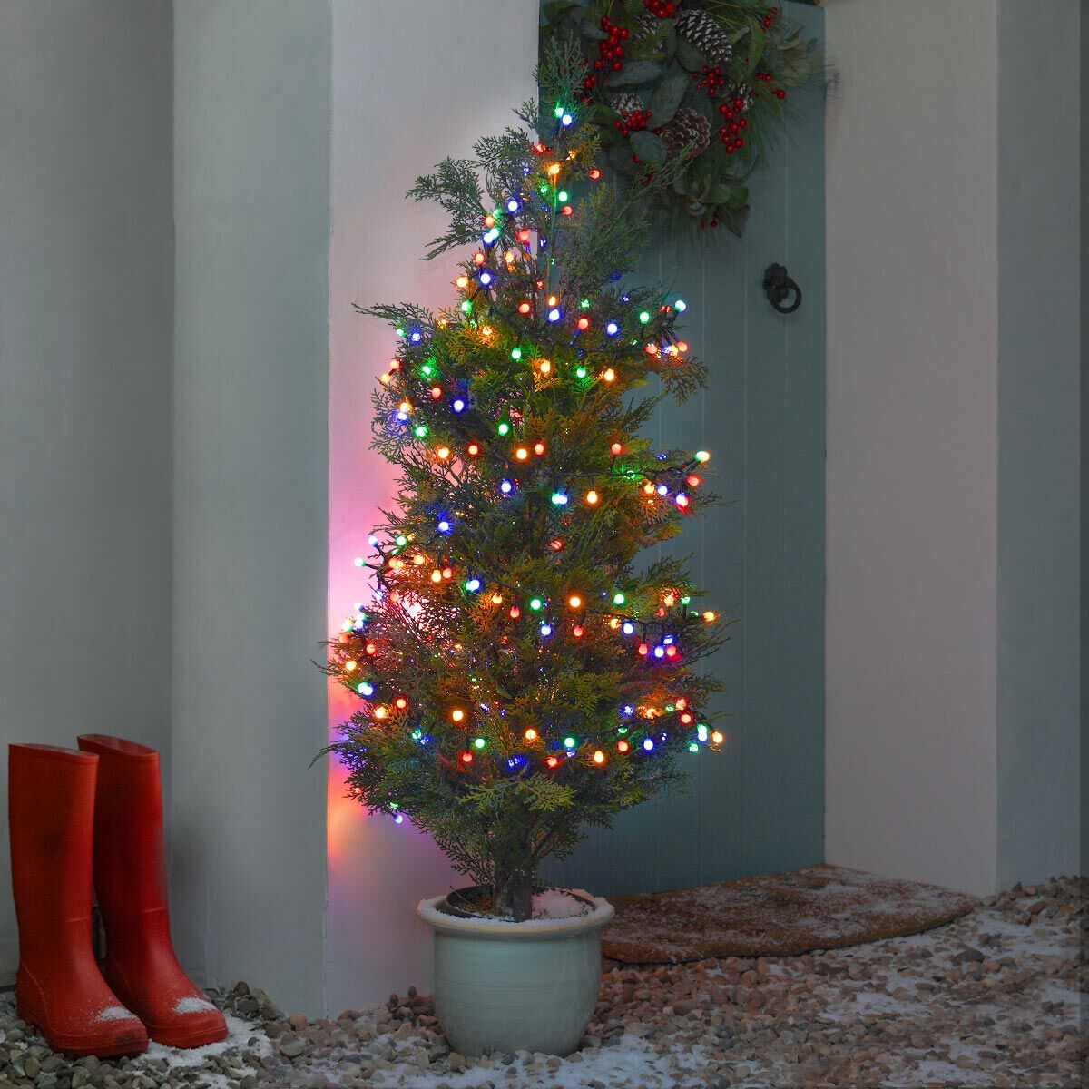 14.4m Outdoor Christmas Berry Lights, 720 Multi Coloured LEDs image 4