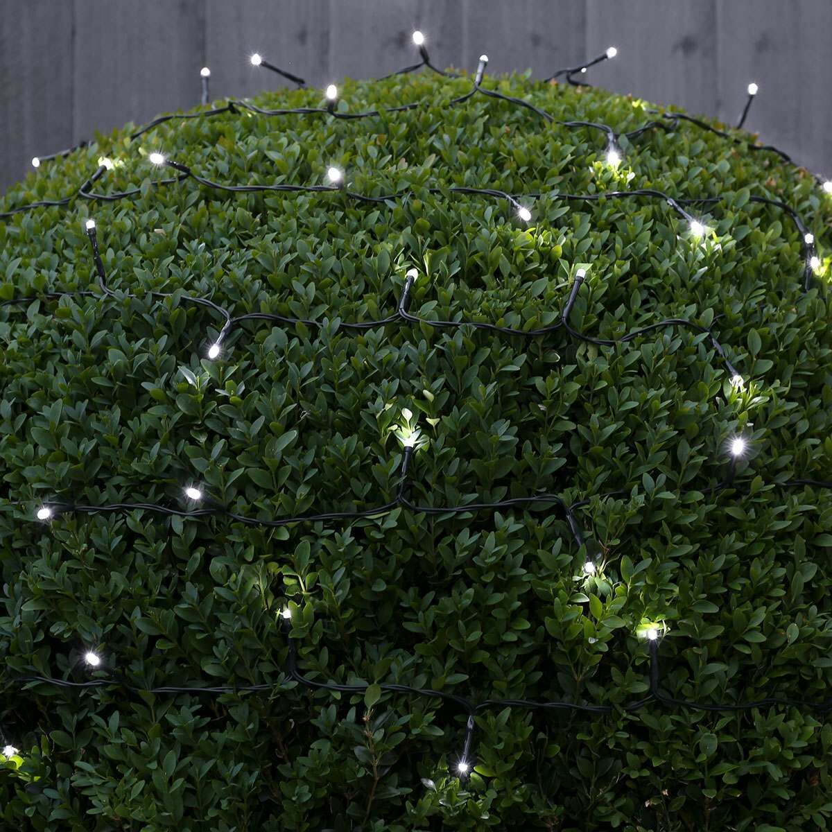 10m Indoor & Outdoor Battery Fairy Lights, White LEDs, Green Cable image 9