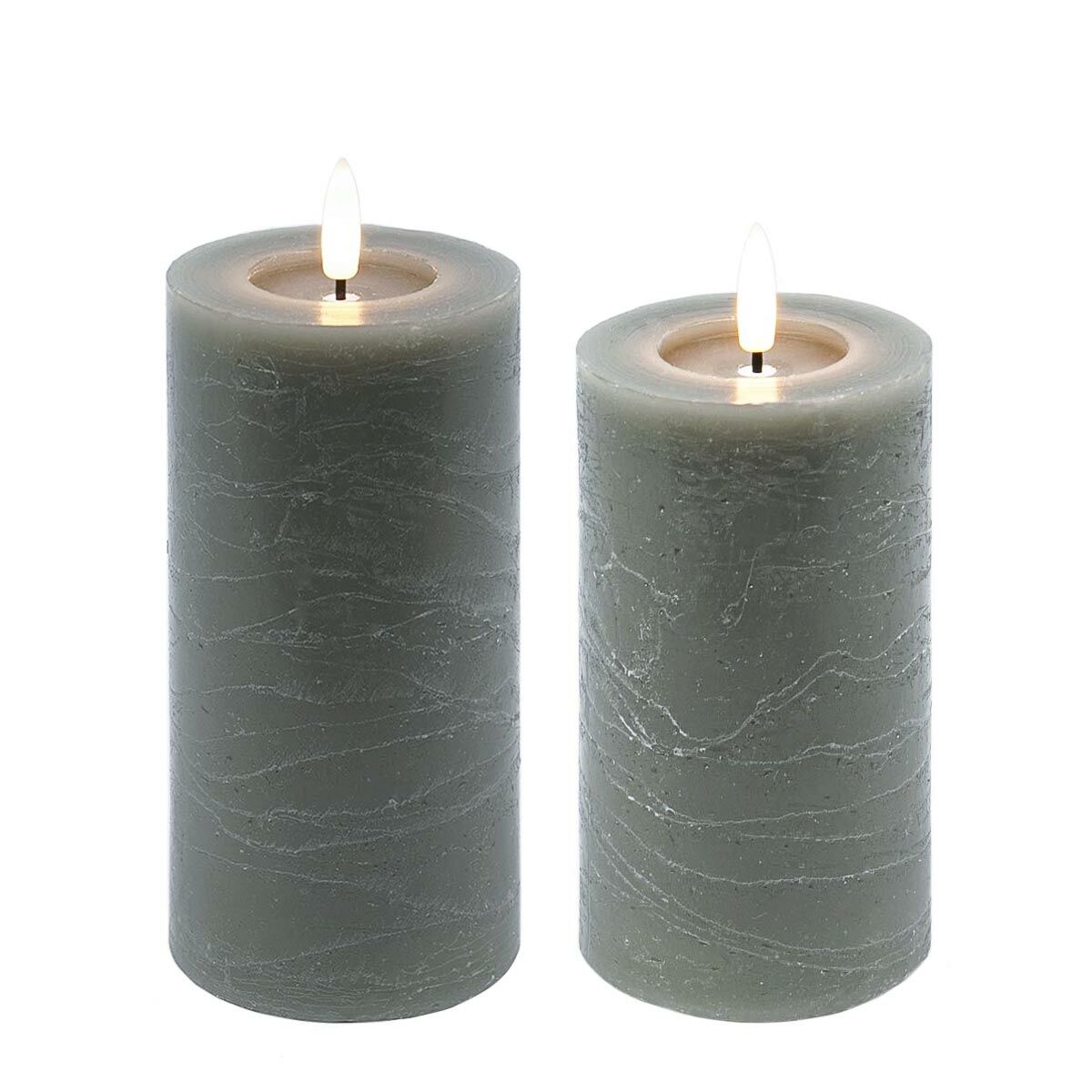 Grey Battery Real Wax Authentic Flame LED Candle, 2 Pack image 6