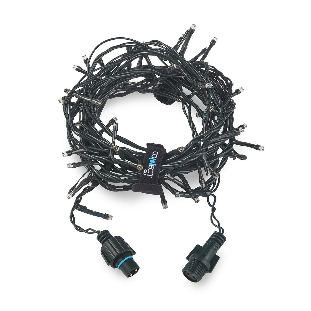 5m White Fairy Lights, Connectable, 50 LEDs, Dark Green Cable image 6
