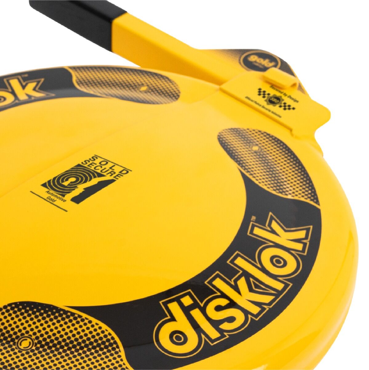 Disklok Gold Edition Small Yellow Car Steering Wheel Lock image 8