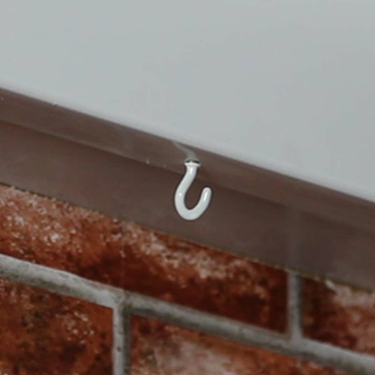 Outdoor White Cup Hooks for Walls and Ceilings, 10 Pack image 4