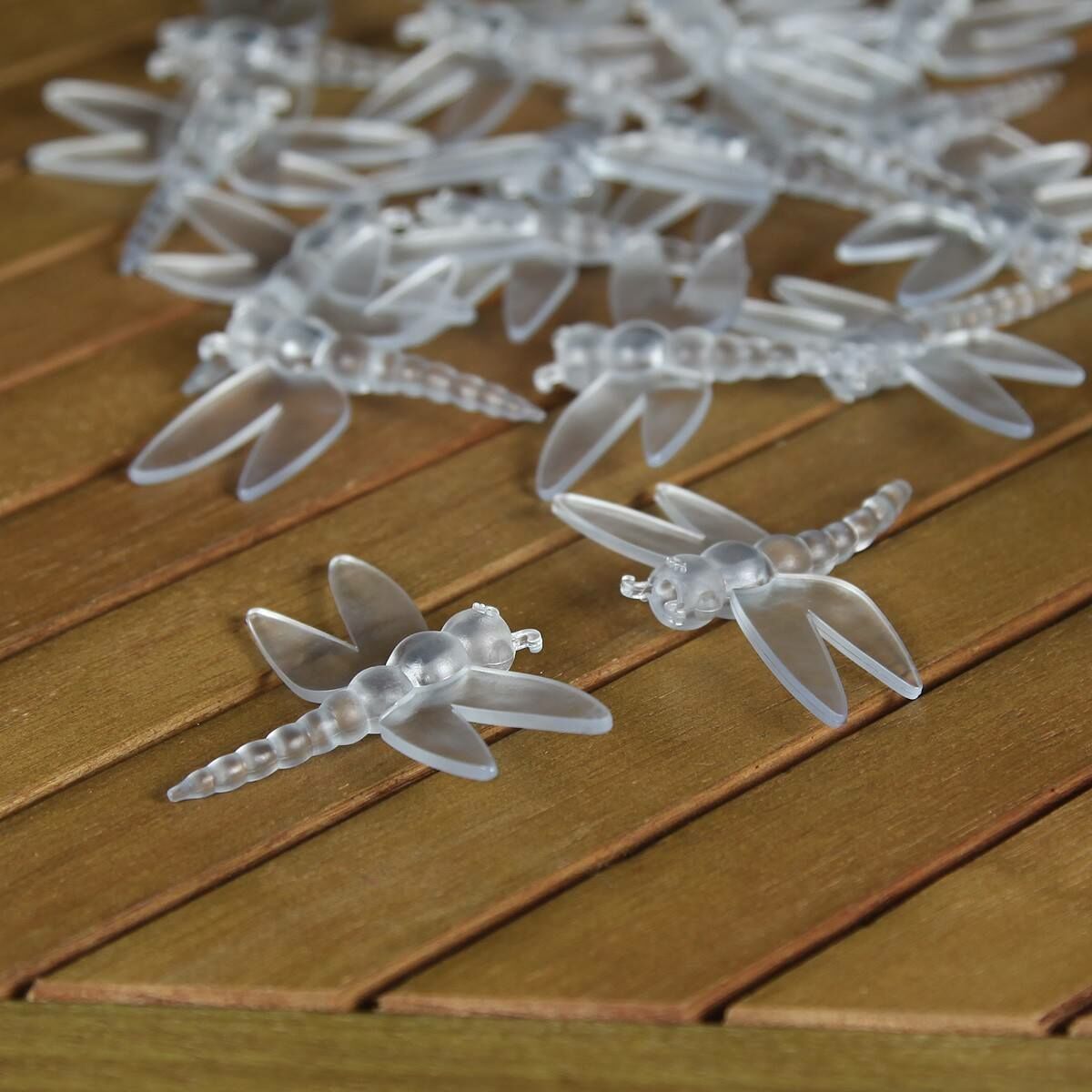 Solar Multi Function Dragonfly Fairy Lights, 100 Warm White LEDs, 10m image 7