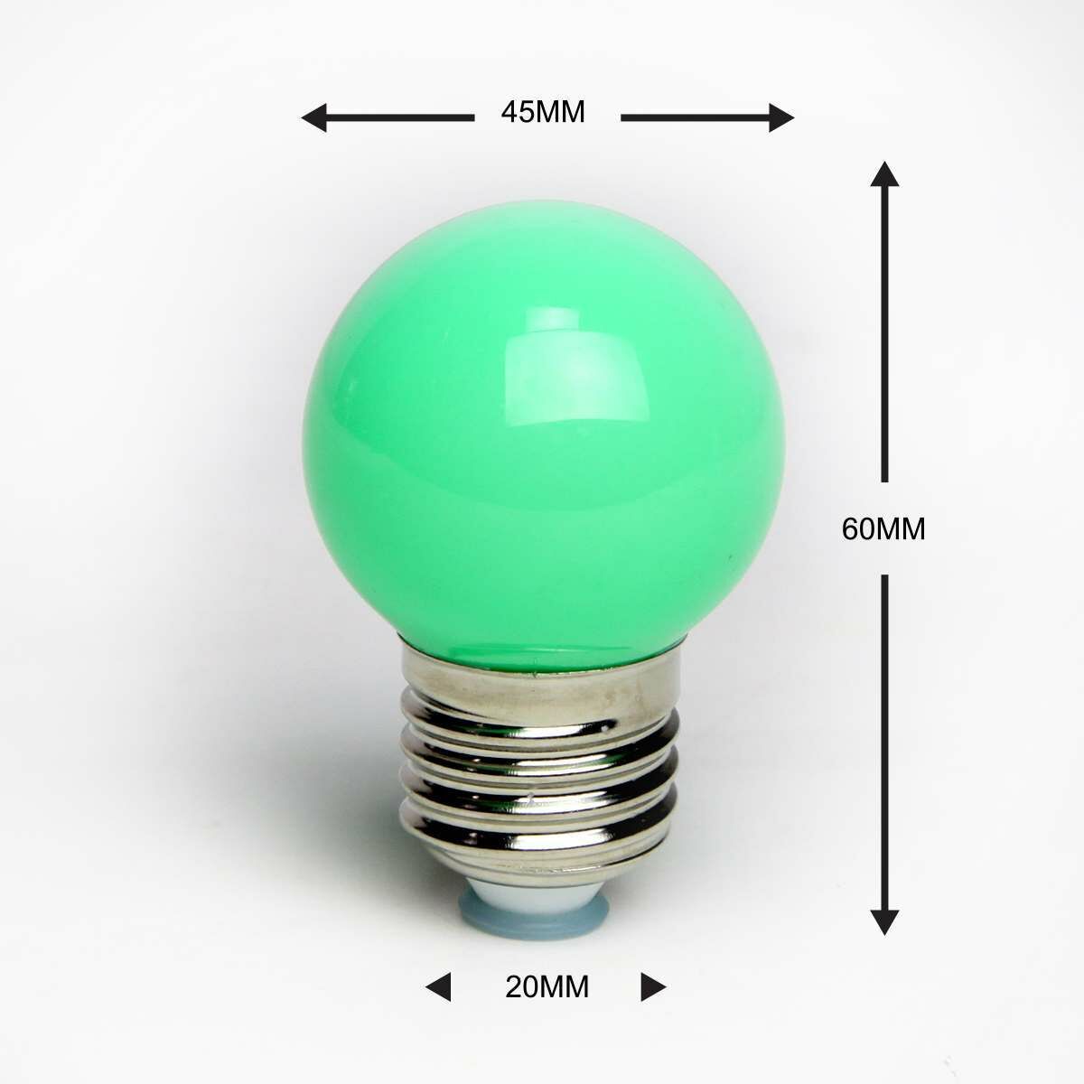 E27 Green LED Festoon Bulb image 1
