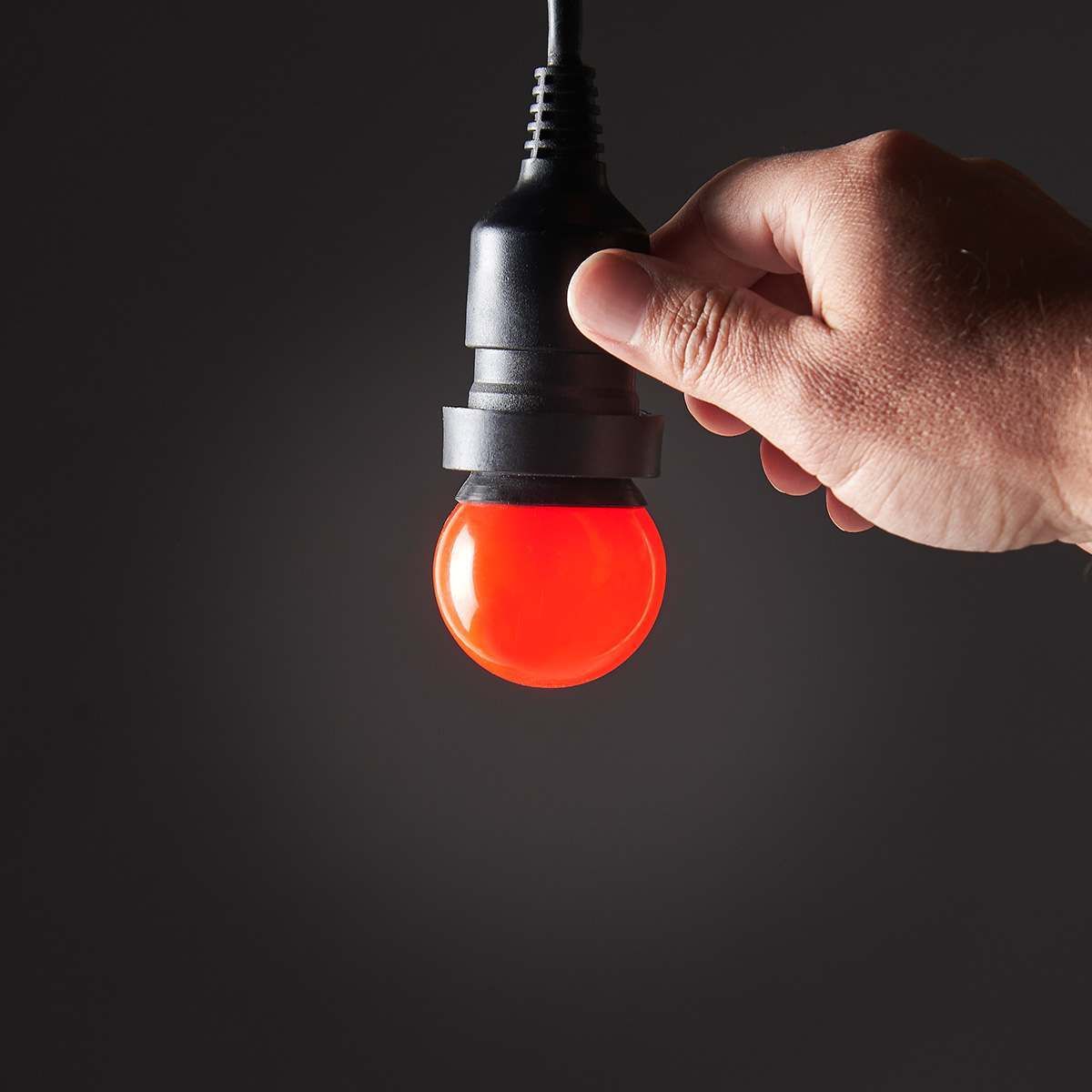 E27 Red LED Festoon Bulb image 2