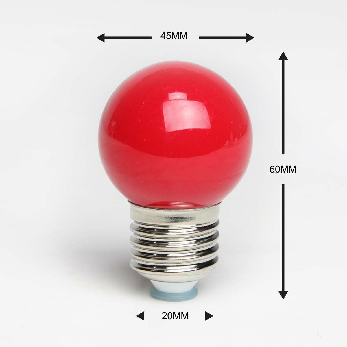 E27 Red LED Festoon Bulb image 6