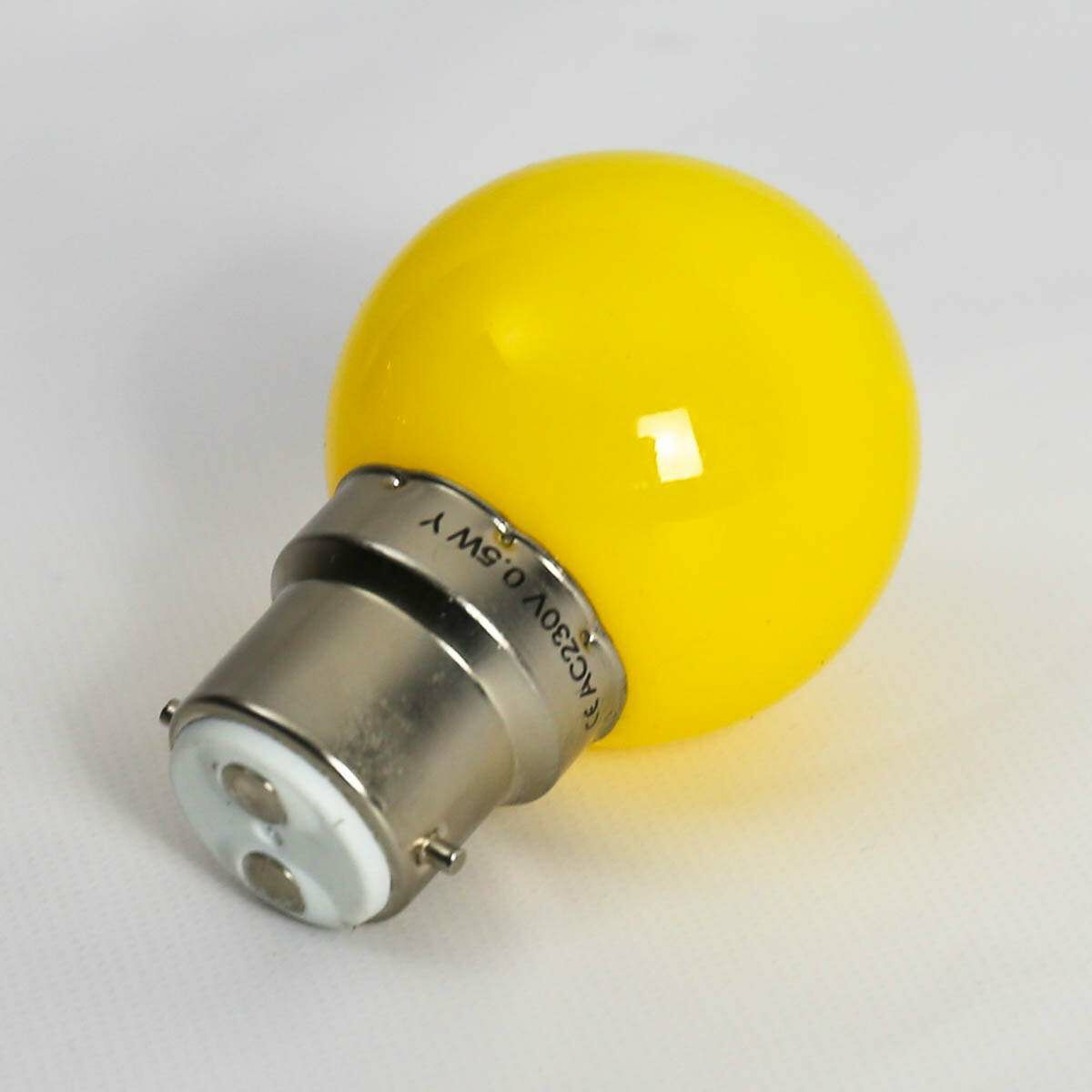 B22 Yellow LED Festoon Bulb image 3