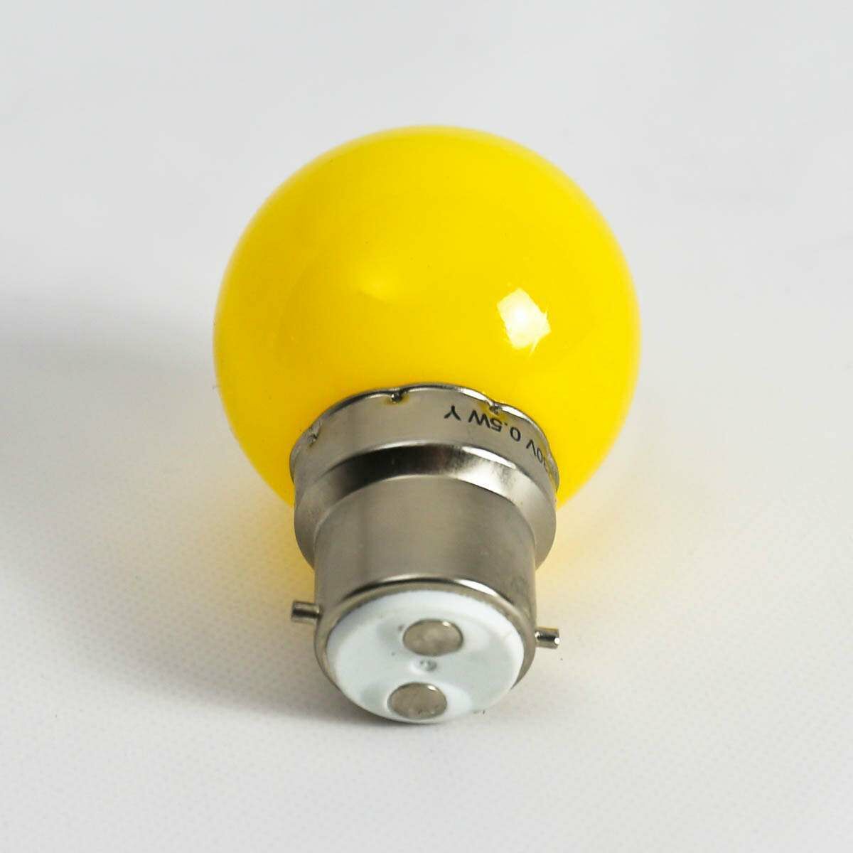 B22 Yellow LED Festoon Bulb image 4