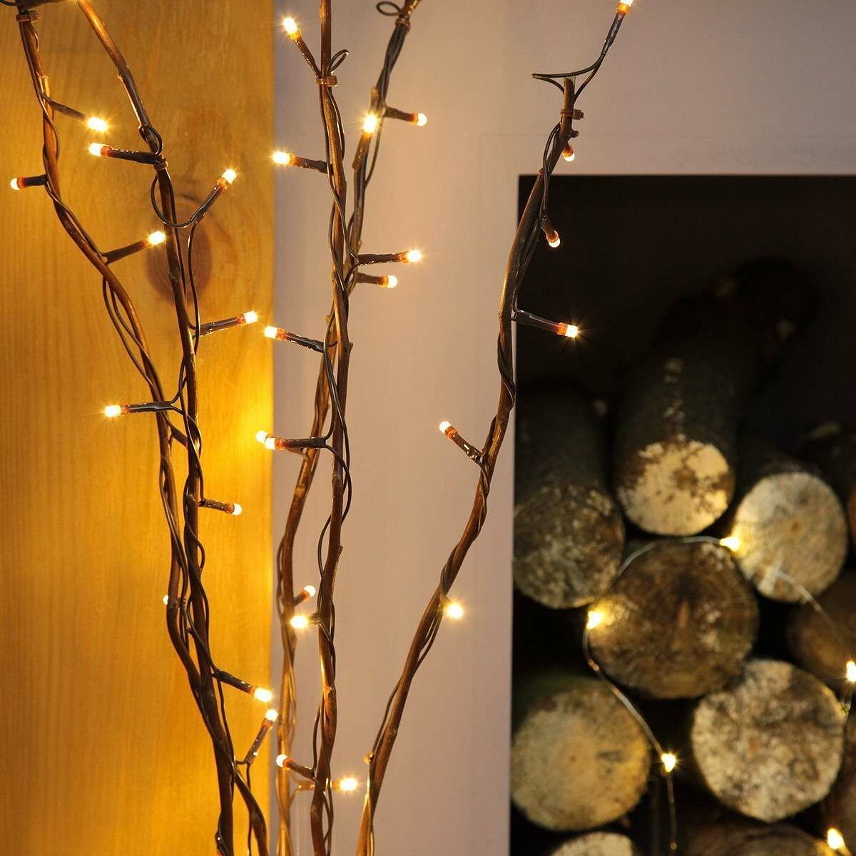 Twigs & Branches Floral - String Curtain Lights