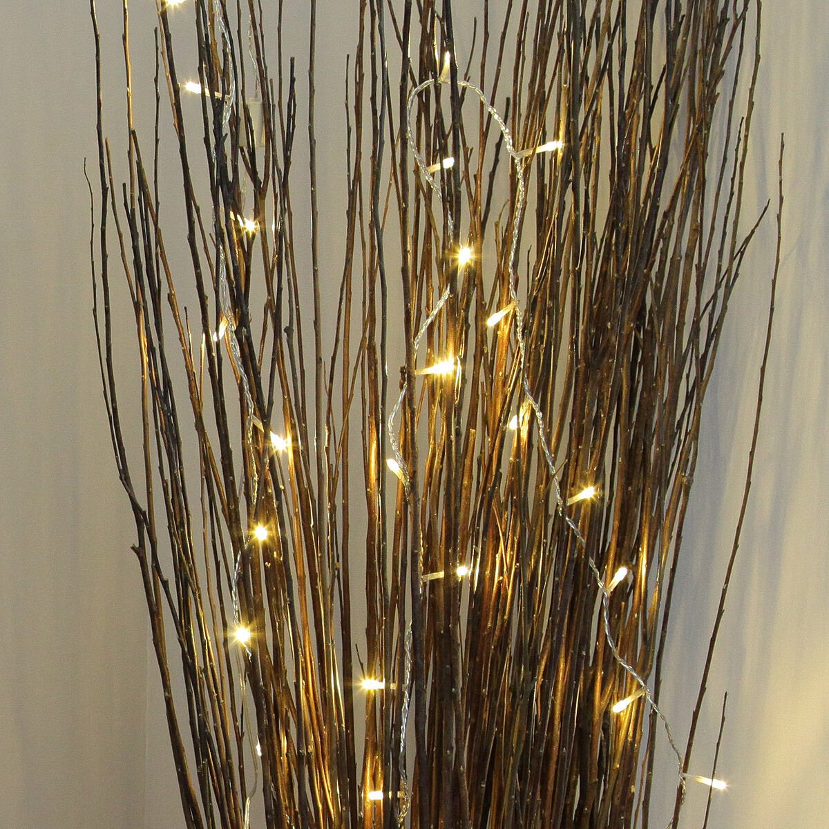 40 Warm White LED Fairy String Lights on Clear Cable, 3.2m image 6