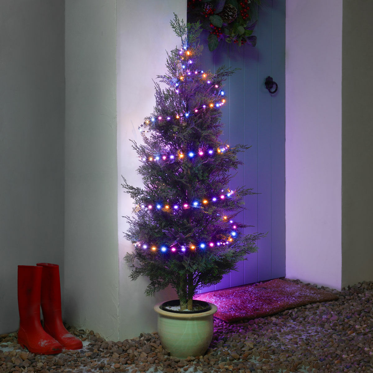 35m Outdoor Tangle Free Flexibright Christmas Tree Fairy Lights, 1000 LEDs image 2