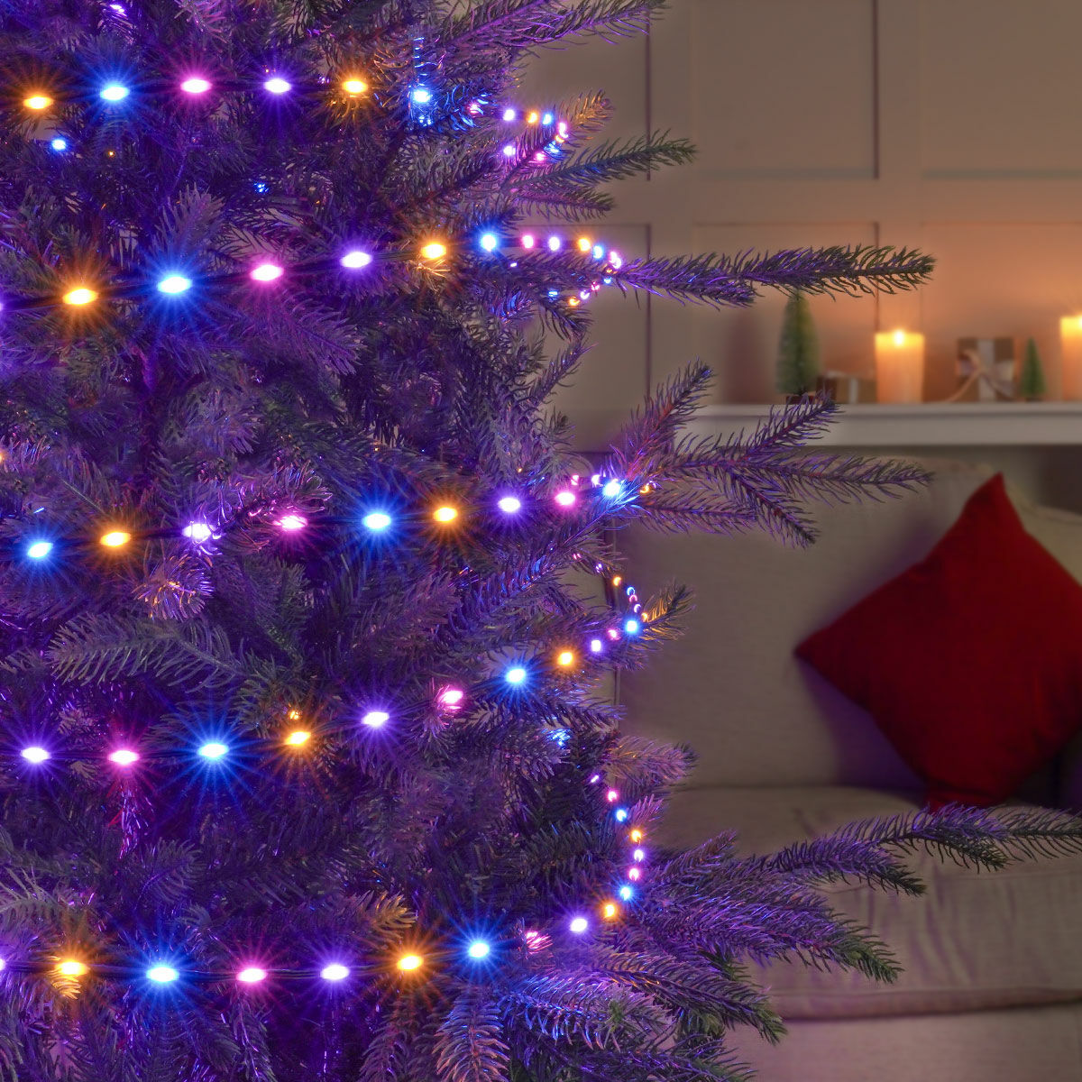 35m Outdoor Tangle Free Flexibright Christmas Tree Fairy Lights, 1000 LEDs image 7