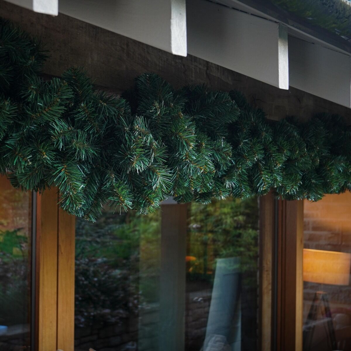 2.5m Outdoor Green Commercial Christmas Garland image 6