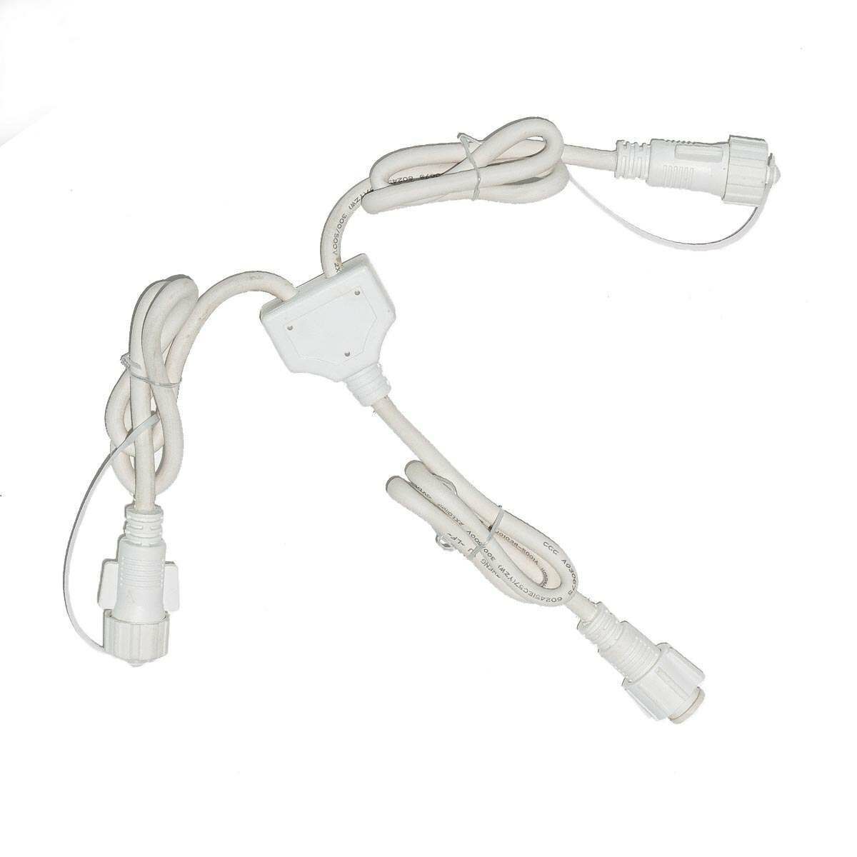 ConnectPro White  Y Cord Connector, Connectable image 1