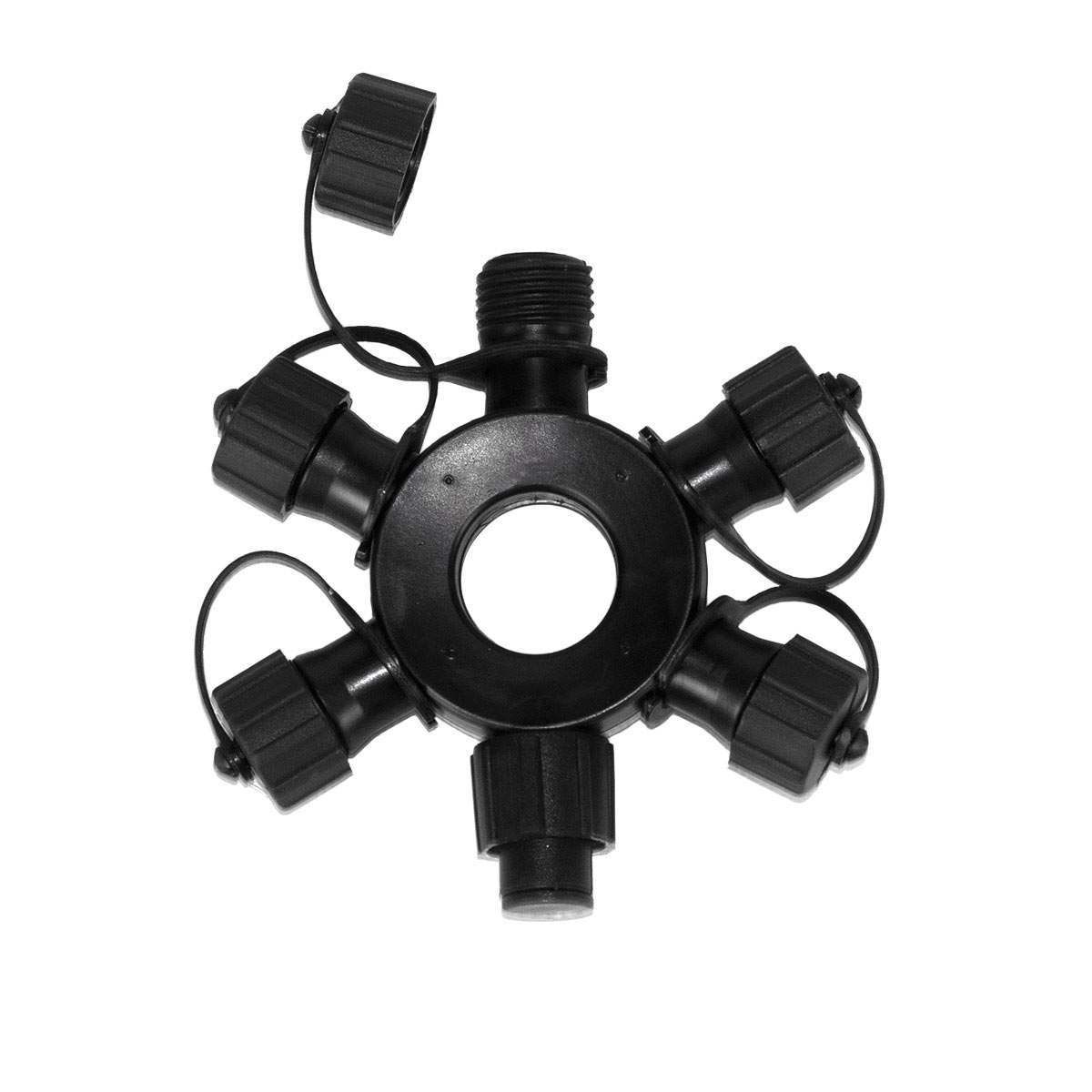 5 port Black Ring Connector, Connectable image 1