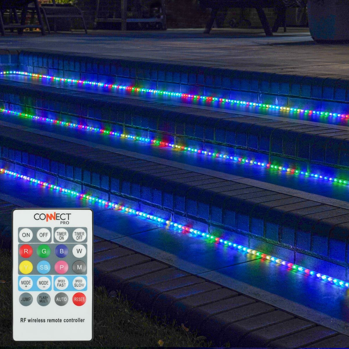 Outdoor Connectable Colour Select LED Rope Light