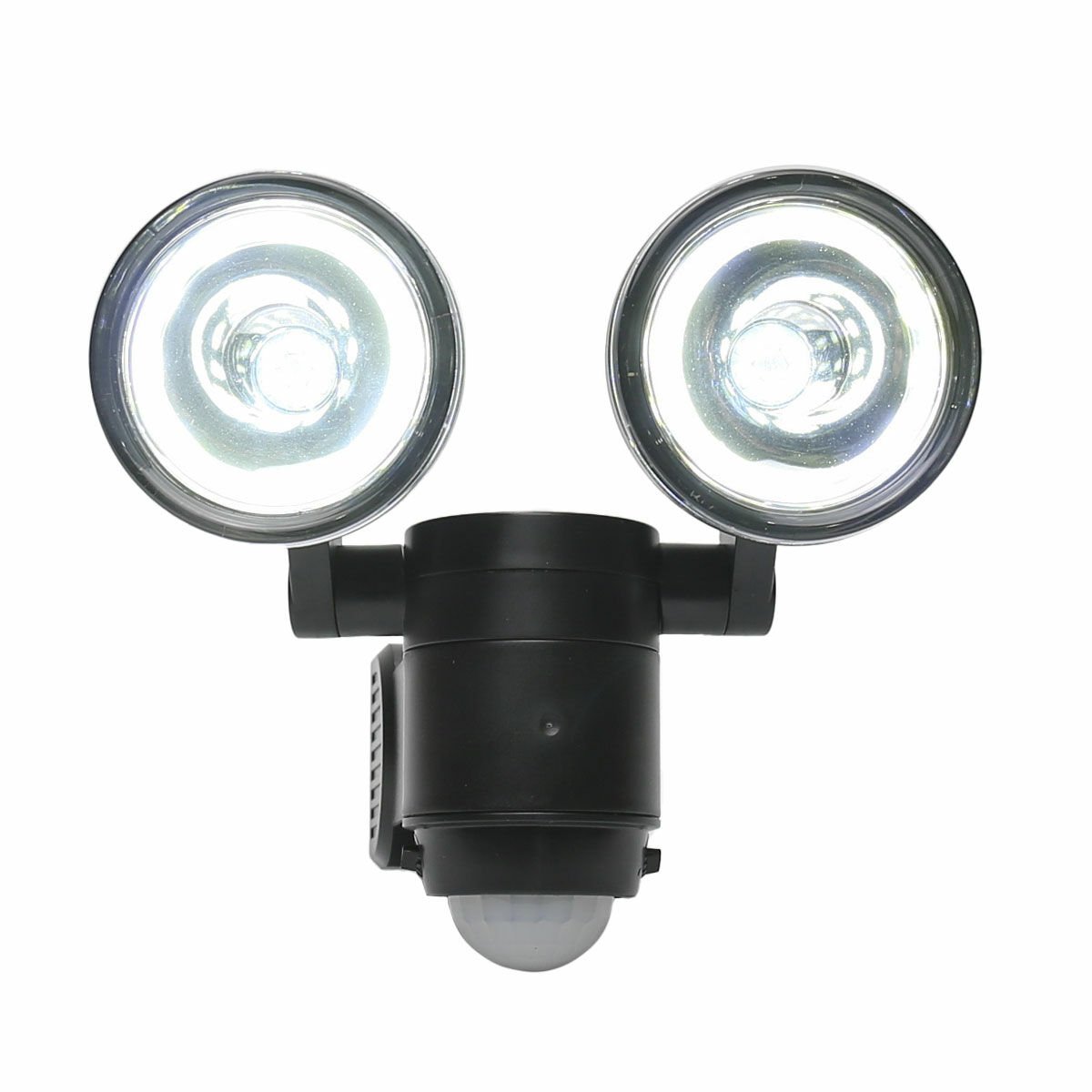 Outdoor Battery Security Twin Head Spot Light with PIR, White LEDs image 8